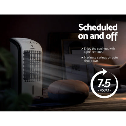 Devanti 4L Evaporative Air Cooler Humidifier with Remote Control and Ioniser