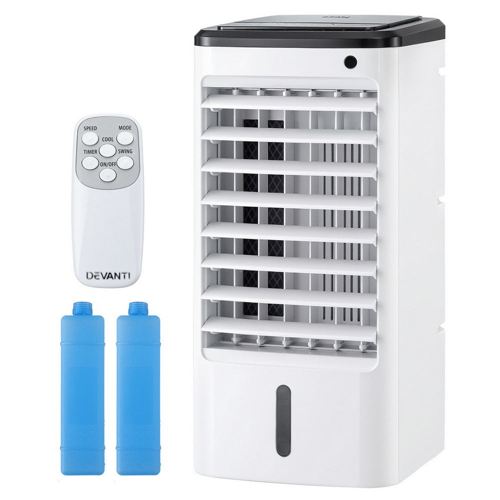 Devanti Evaporative Air Cooler with Remote 4L Capacity
