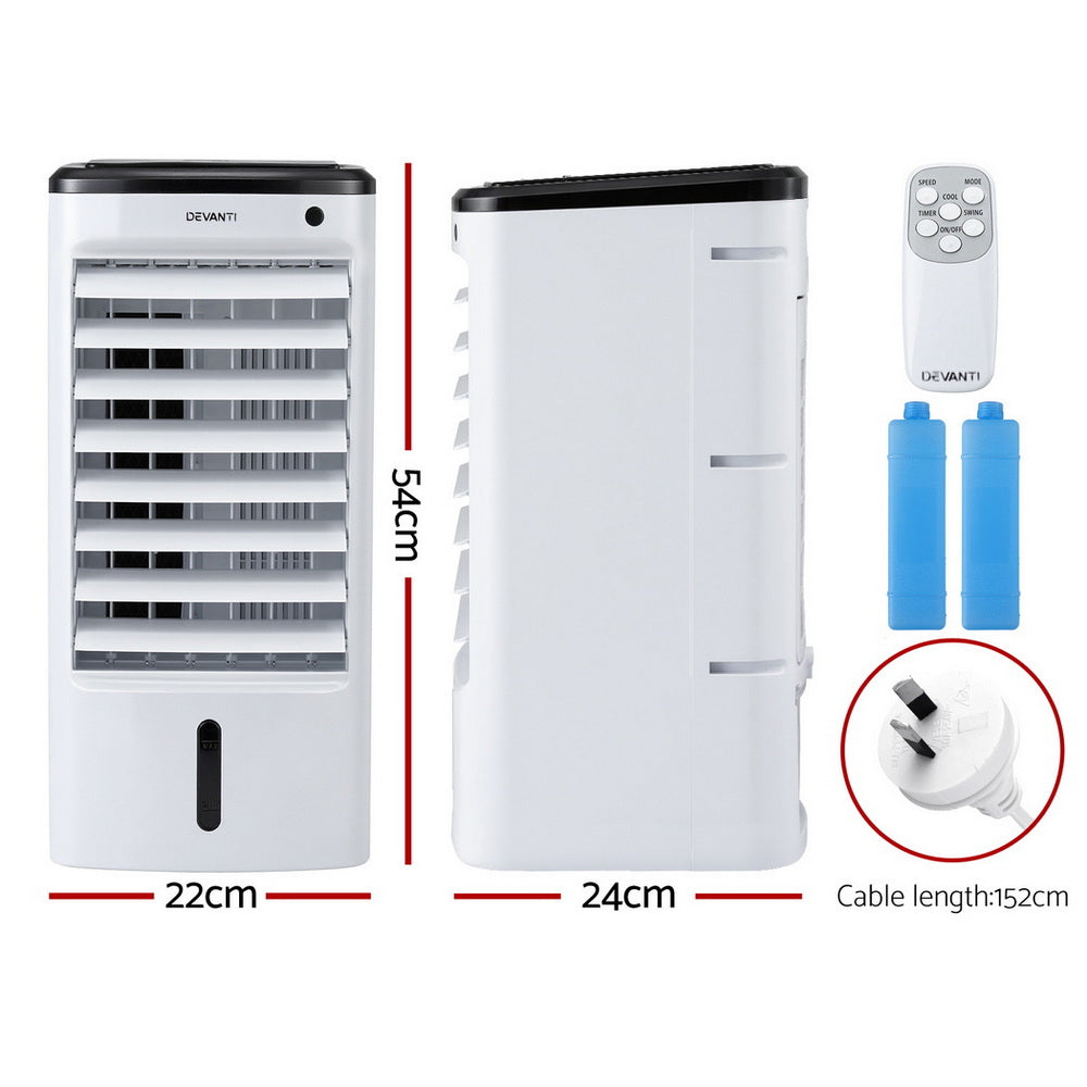 Devanti Evaporative Air Cooler with Remote 4L Capacity - SuperSaverAU - view 2