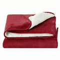Giselle Bedding Electric Throw Rug – Burgundy 200 x 180cm, 9 Heat Settings