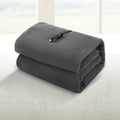 Giselle Bedding Electric Heated Car Blanket - Grey