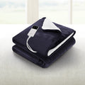 Giselle Bedding Electric Throw Rug with 9 Heat Settings - Charcoal