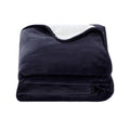 Giselle Bedding Electric Throw Rug with 9 Heat Settings - Charcoal