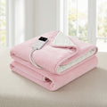 Giselle Bedding Electric Throw Rug – Pink 160 x 130cm, 9 Heat Settings
