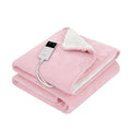 Giselle Bedding Electric Throw Rug – Pink 160 x 130cm, 9 Heat Settings