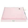 Giselle Bedding Electric Throw Rug – Pink 160 x 130cm, 9 Heat Settings