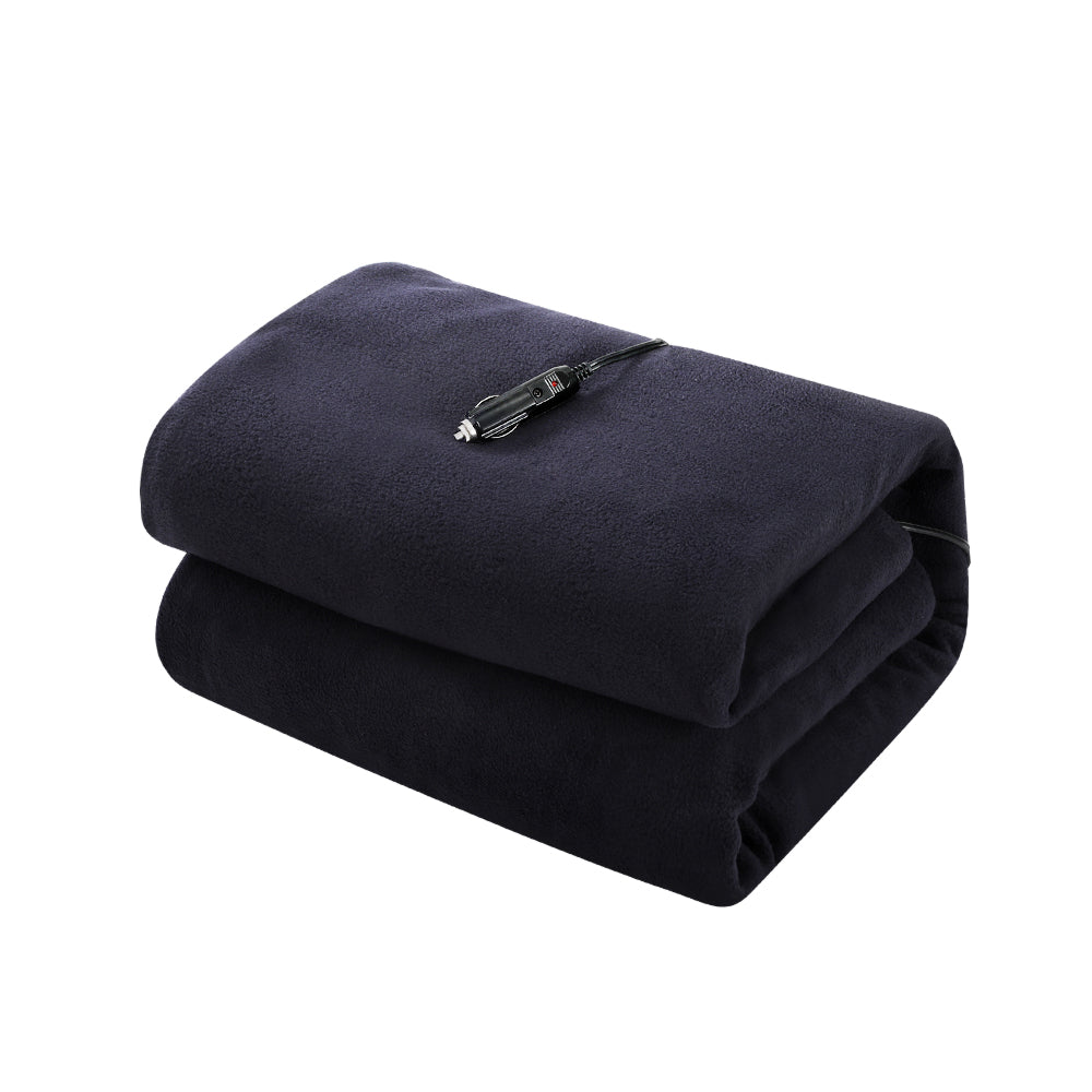 Giselle Bedding Electric Car Blanket 150cm x 110cm, 12V DC, Overheat Protection - SuperSaverAU - view 1