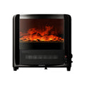 Devanti 2000W Electric Fireplace Heater - Black