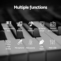 Alpha 61-Key Foldable Electronic Piano Keyboard with Carry Bag