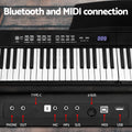 Alpha 88-Key Foldable Electronic Piano Keyboard with Carry Bag