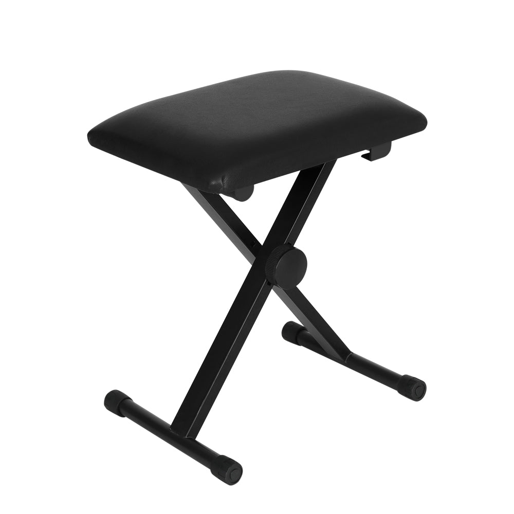 Alpha Adjustable Height Piano Stool Black