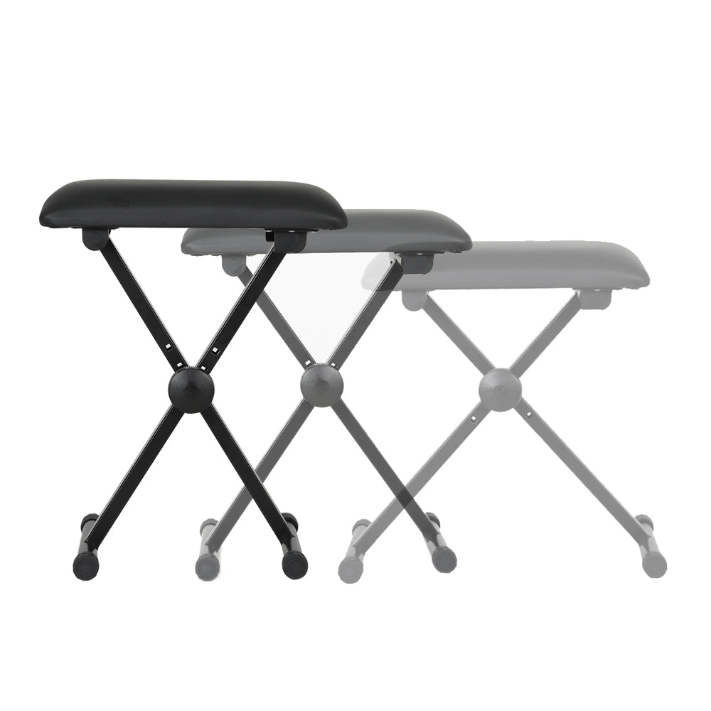 Alpha Adjustable Height Piano Stool Black - SuperSaverAU - view 3