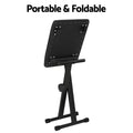 Alpha Adjustable Height Piano Stool Black - SuperSaverAU - view 5