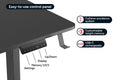 Ergolux Electric Standing Desk 140 x 70cm (Black/Black)