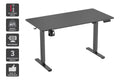Ergolux Electric Standing Desk 140 x 70cm (Black/Black)