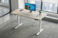 Ergolux Electric Standing Desk 140 x 70cm (Oak/White)