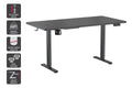 Ergolux Electric Dual Motor Standing Desk 180 x 80cm (Black/Black)