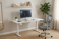 Ergolux Electric Dual Motor Standing Desk 180 x 80cm (White/White)