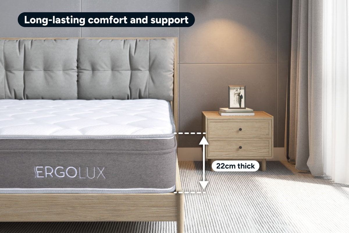 Ergolux Comfort Essential Pocket Spring Mattress (Queen)