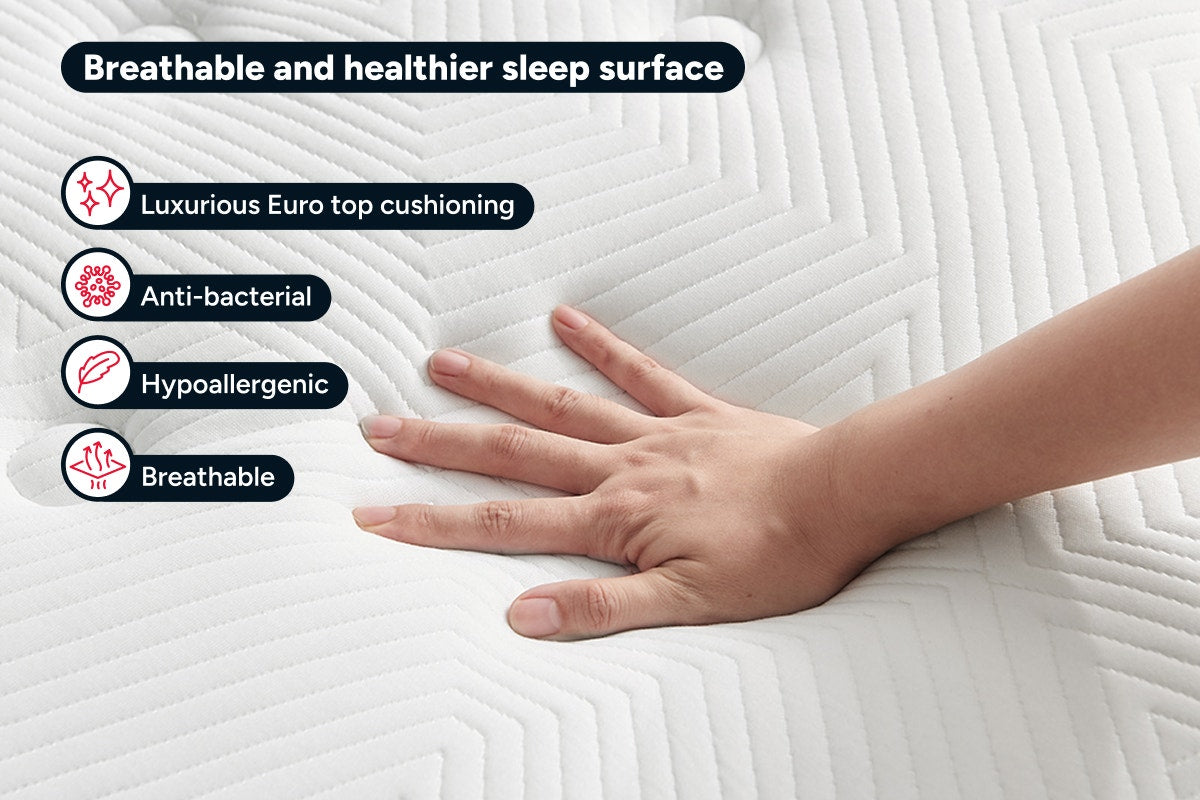 Ergolux Cooling Luxe Pocket Spring Mattress (Double)
