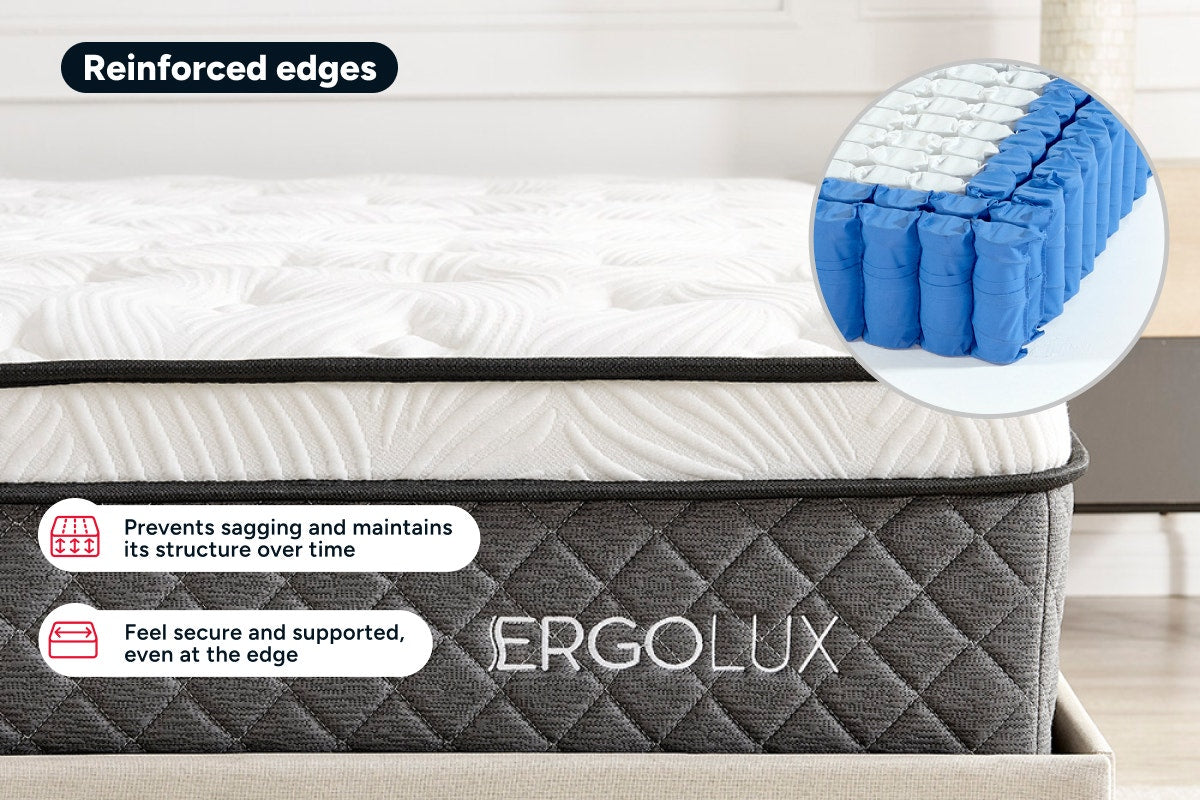 Ergolux Luxe Pocket Spring Mattress - King - SuperSaverAU - view 4