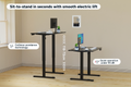 Ergolux Electric Standing Desk 90 x 60cm (Black/Black)