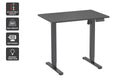 Ergolux Electric Standing Desk 90 x 60cm (Black/Black)