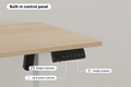 Ergolux Electric Standing Desk 90 x 60cm (Oak/White)