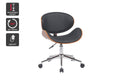 Ergolux Bentwood Office Chair (Black/Walnut)