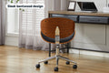 Ergolux Bentwood Office Chair (Black/Walnut)