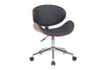 Ergolux Bentwood Office Chair (Black/Walnut)
