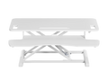 Ergolux Pro Height Adjustable Sit Stand Desk Riser 95cm (White)