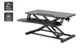 Ergolux Pro Height Adjustable Sit Stand Desk Riser 80cm (Black)