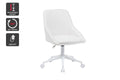 Ergolux Daisy Linen Office Chair (Beige/White)