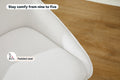Ergolux Daisy Linen Office Chair (Beige/White)