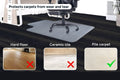 Ergolux Heavy Duty Office Chair Mat for 10mm Carpet (900 x 1200mm)