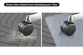 Ergolux Heavy Duty Office Chair Mat for 10mm Carpet (900 x 1200mm)