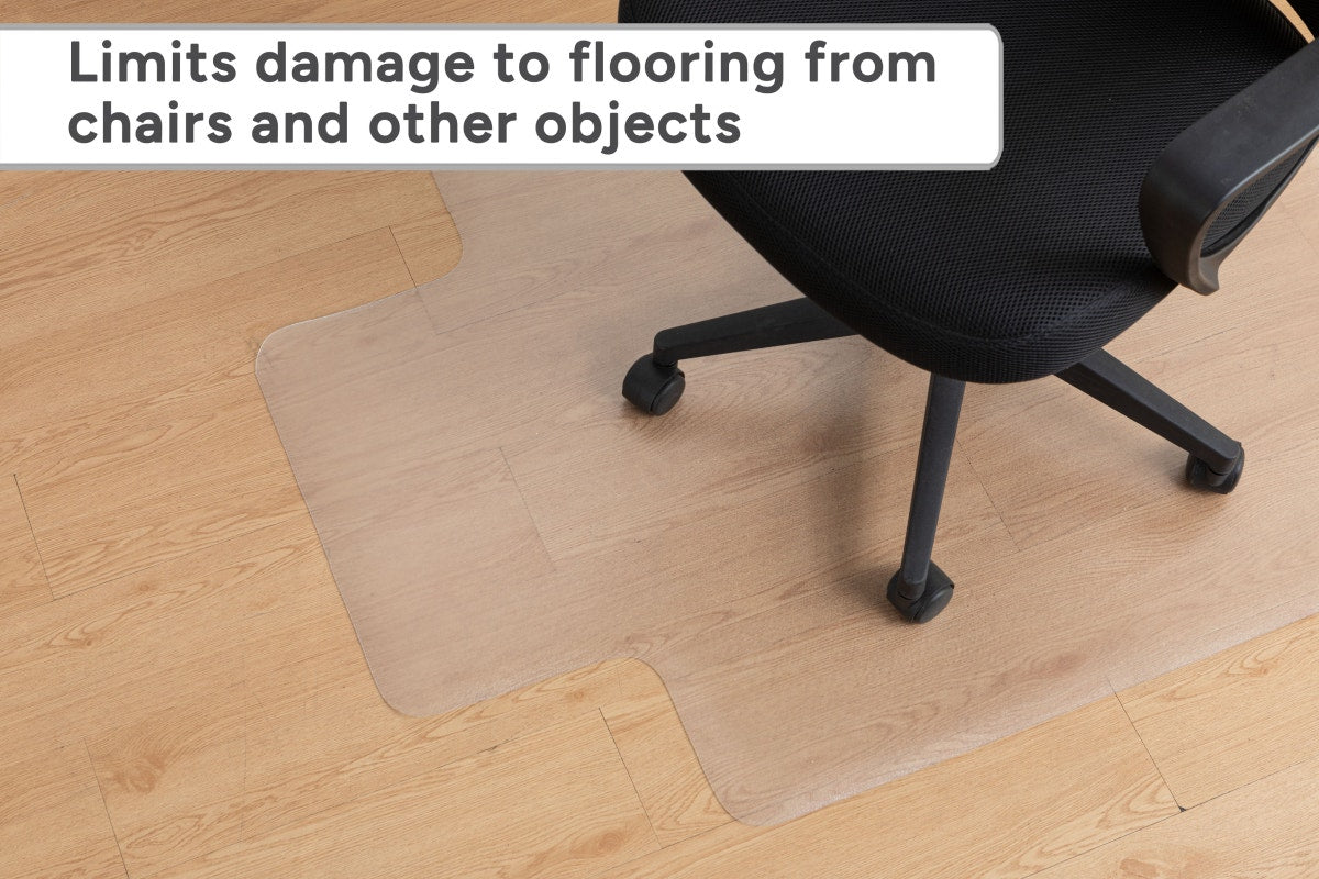 Ergolux Heavy Duty Office Chair Mat for Hardwood Floors (900 x 1200mm)