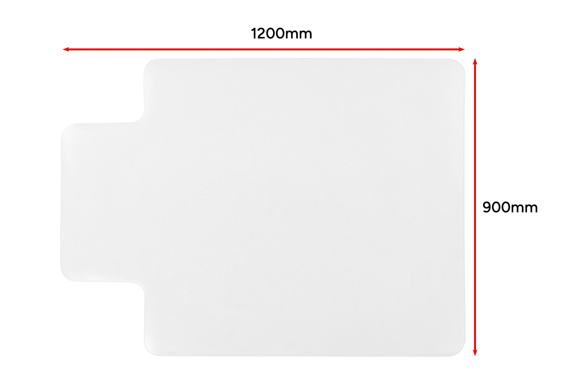 Ergolux Heavy Duty Office Chair Mat for Hardwood Floors (900 x 1200mm)