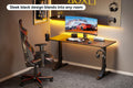Ergolux Heavy Duty Height Adjustable Desk 136cm x 60cm (Black)