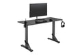 Ergolux Heavy Duty Height Adjustable Desk 136cm x 60cm (Black)