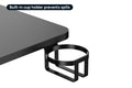 Ergolux Heavy Duty Height Adjustable Desk 136cm x 60cm (Black)