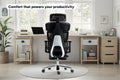 Ergolux Pro Max Ergonomic Mesh Office Chair with Footrest (Black)