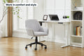 Ovela Milly Fabric Office Chair (Grey/Black)