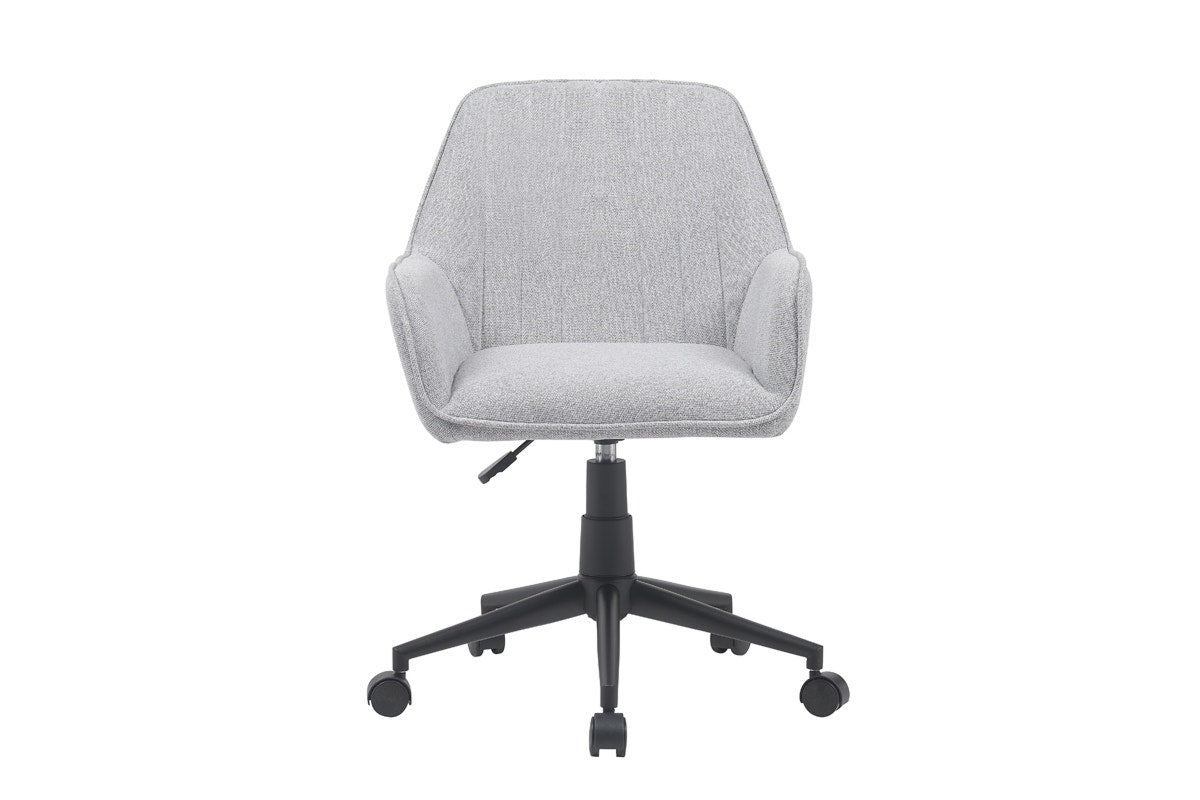 Ovela Milly Fabric Office Chair (Grey/Black)
