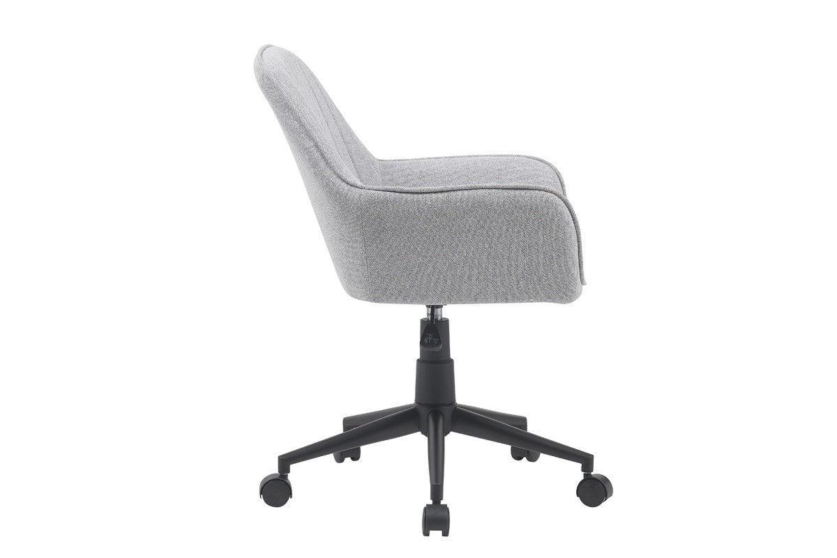 Ovela Milly Fabric Office Chair (Grey/Black)