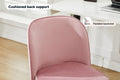 Ovela Monty Velvet Office Chair (Blush)