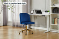 Ergolux Monty Velvet Office Chair (Navy)