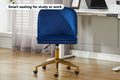 Ovela Monty Velvet Office Chair (Navy)