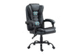Ergolux Noob Mid Back Padded Massage Office Chair (Black)